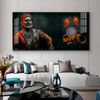 Maharaj Shivaji Premium Acrylic Horizontal Wall Art
