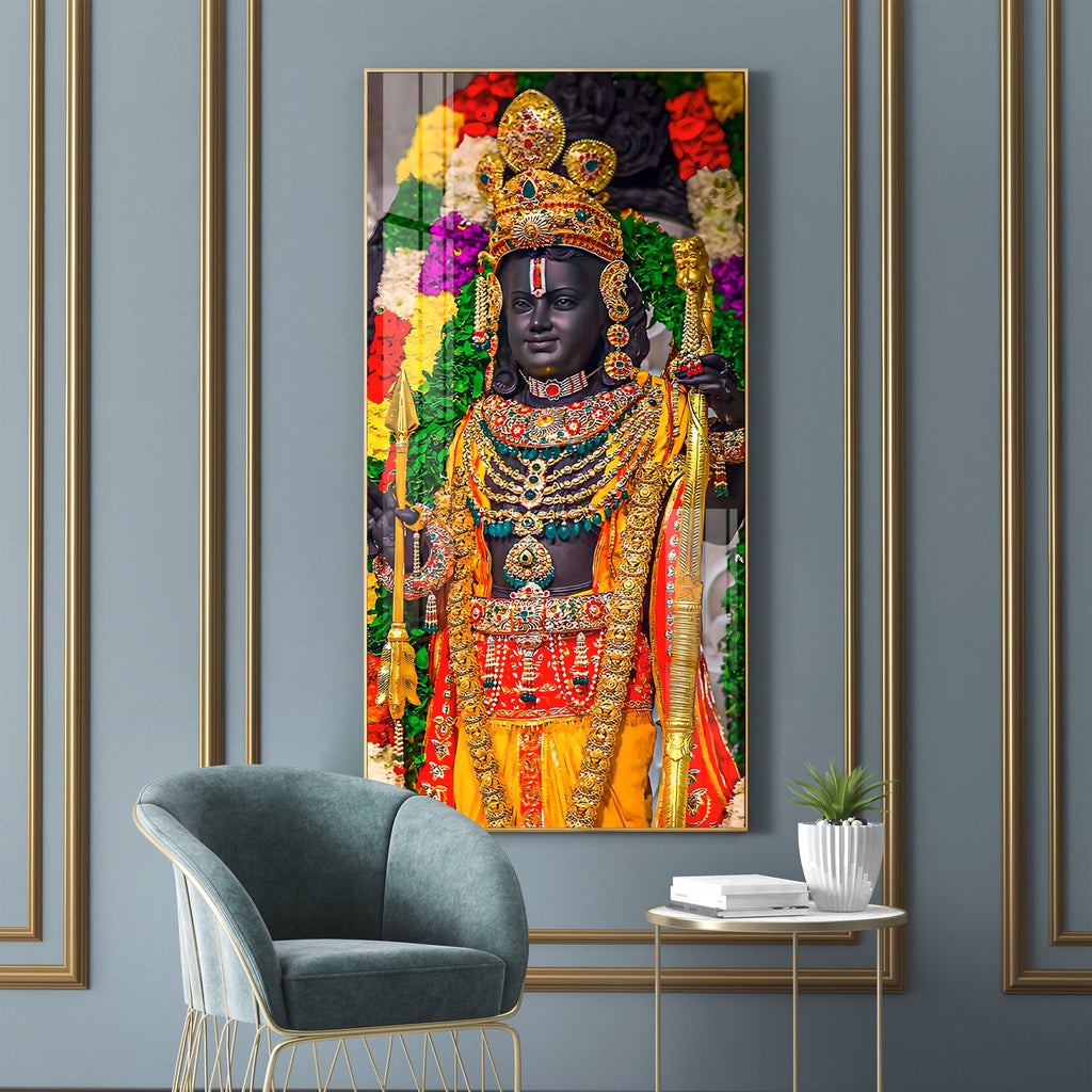 Divine Shree Ram Premium Acrylic Vertical Wall Art