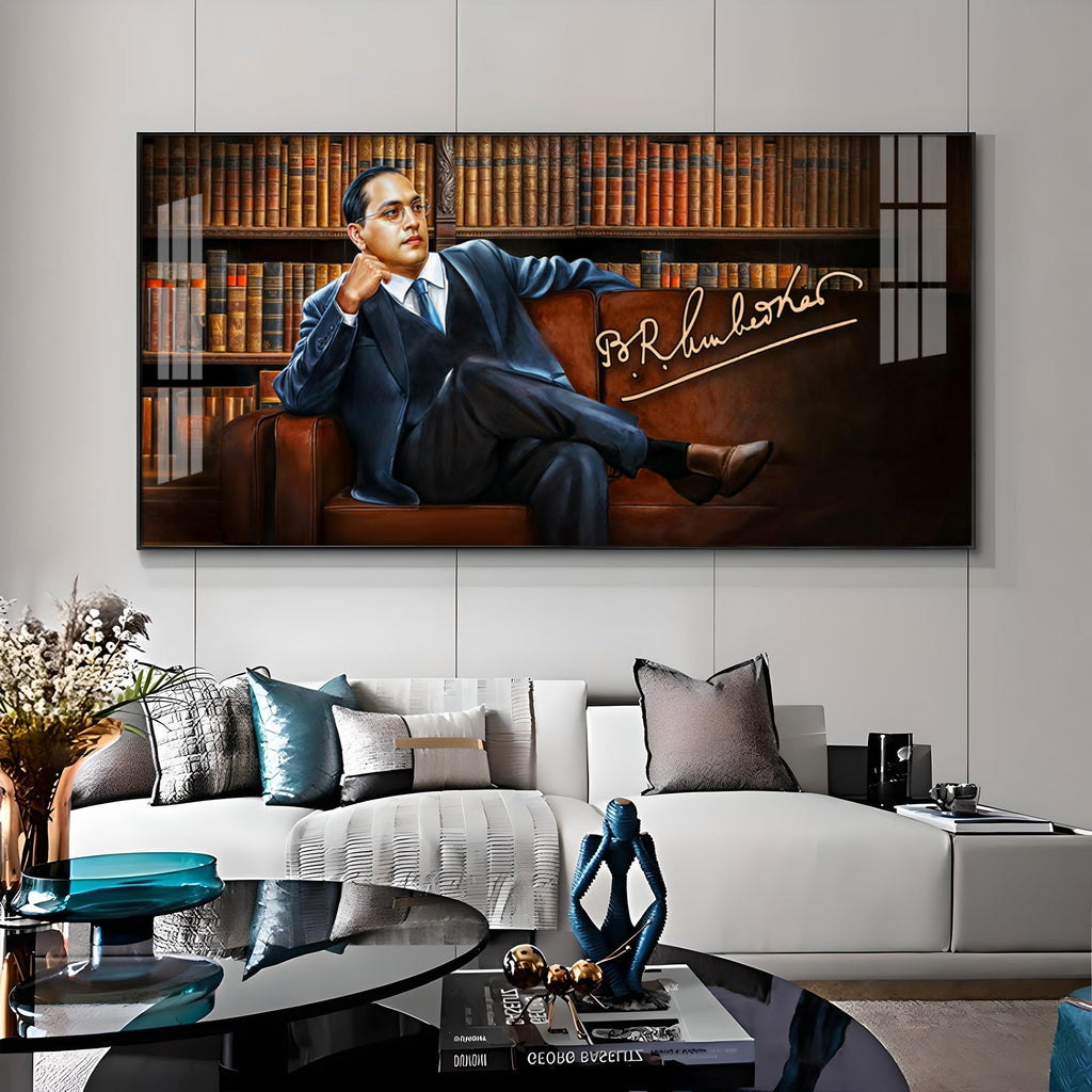 Bhimrao Ramji Ambedkar Premium Acrylic Horizontal Wall Art