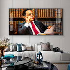 Dr. B.R. Ambedkar Portray Premium Acrylic Horizontal Wall Art