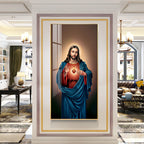 The Jesus Heart Premium Acrylic Vertical Wall Art