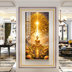 Buddha's Embrace Premium Acrylic Vertical Wall Art