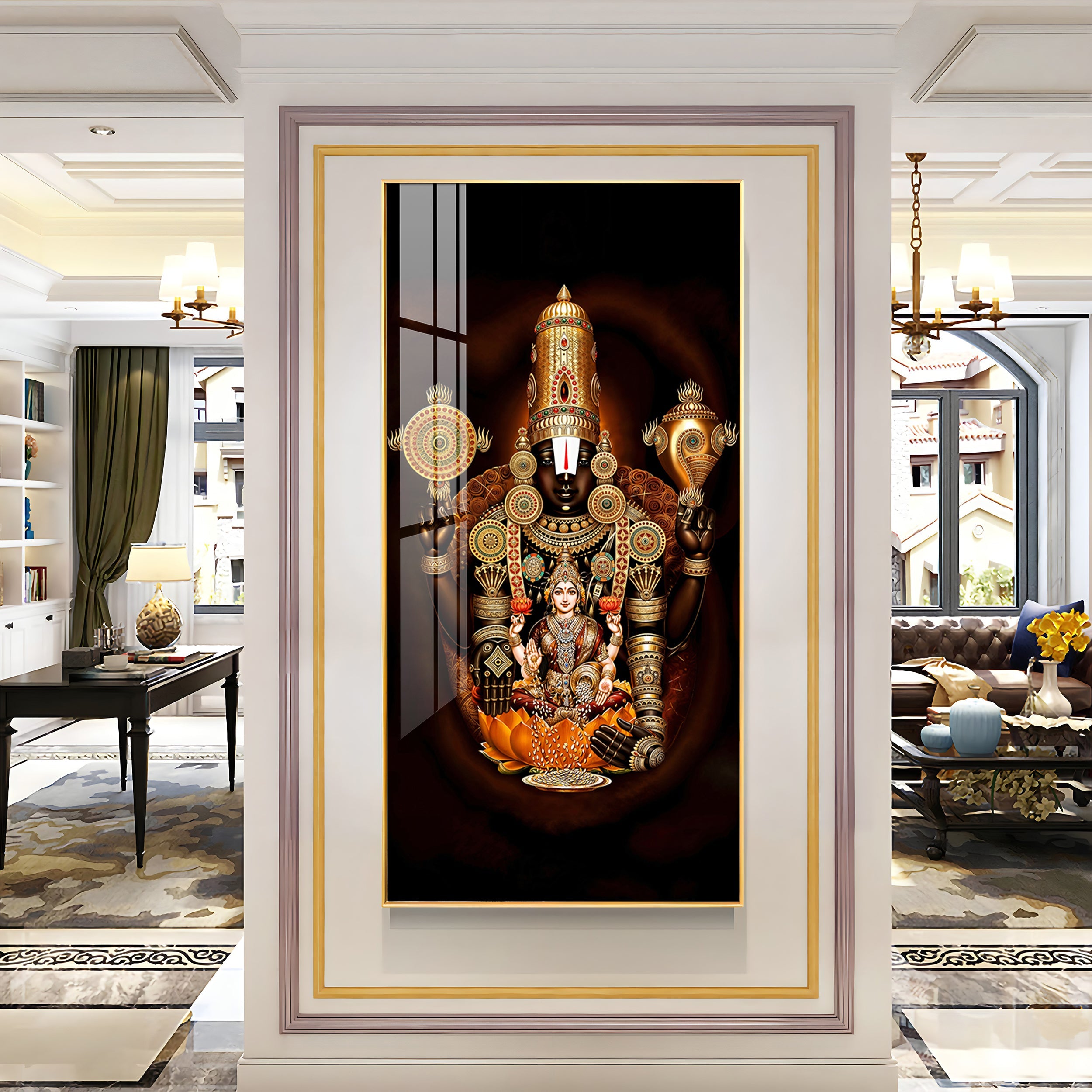 Eternal Spirituality Premium Acrylic Vertical Wall Art