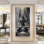 Shiv Sadhana Premium Acrylic Vertical Wall Art