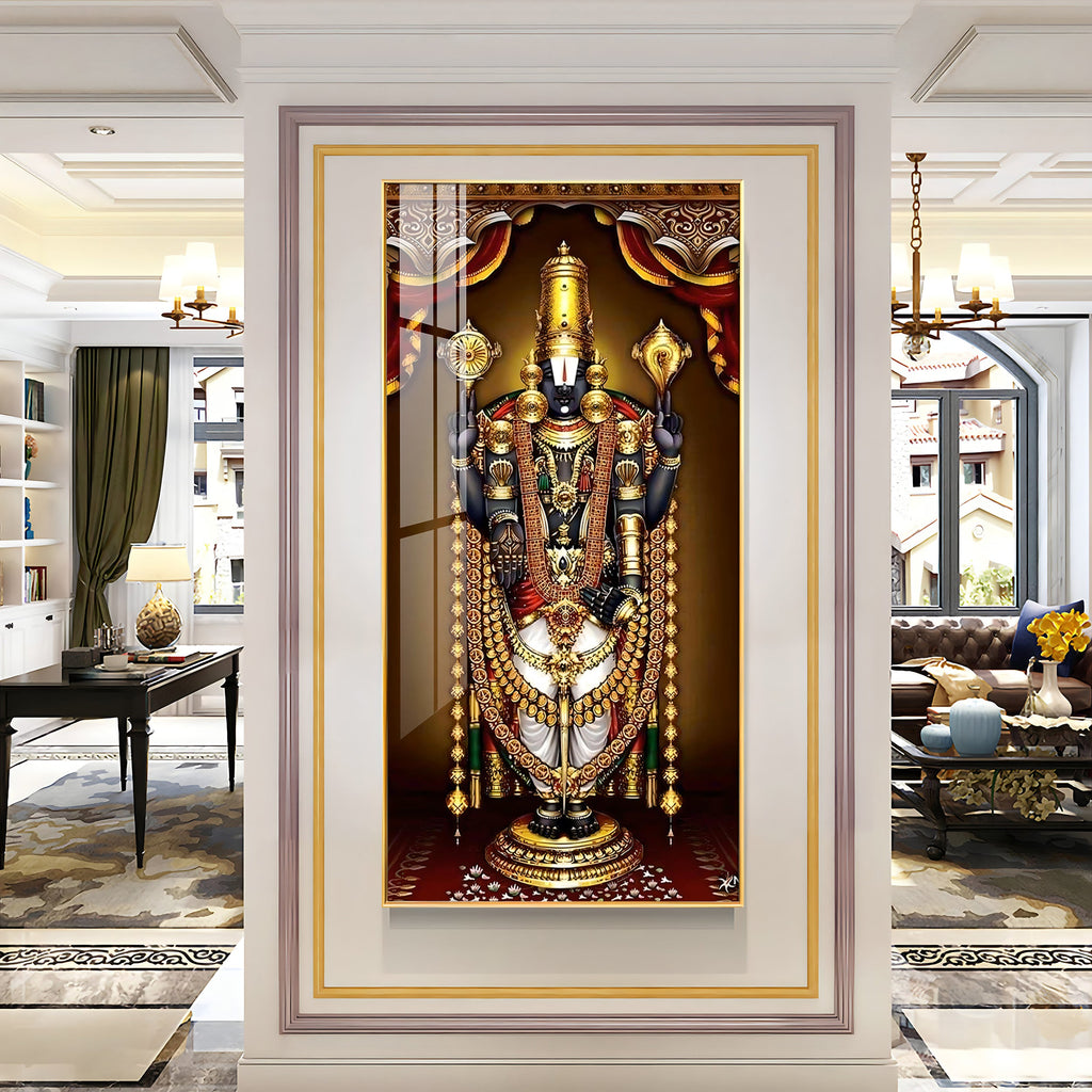 Deity of Happiness Premium Acrylic Vertical Wall Art
