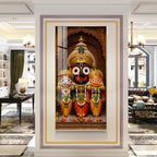 Majestic Lord Jagannath Premium Acrylic Vertical Wall Art
