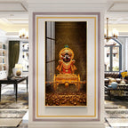 Majestic Jaggannath Premium Acrylic Vertical Wall Art