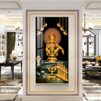 Lord Ayyappa Swamy Premium Acrylic Vertical Wall Art