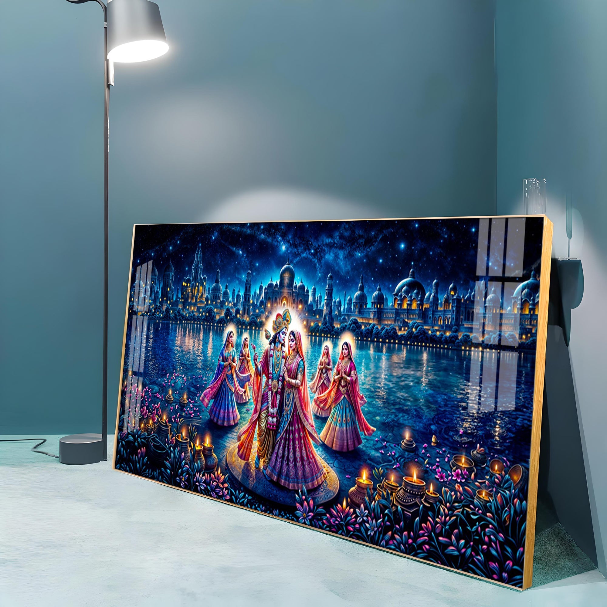 Nocturnal Elegance Premium Acrylic Horizontal Wall Art