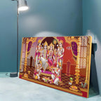 Shri Ram Darbar Premium Acrylic Horizontal Wall Art