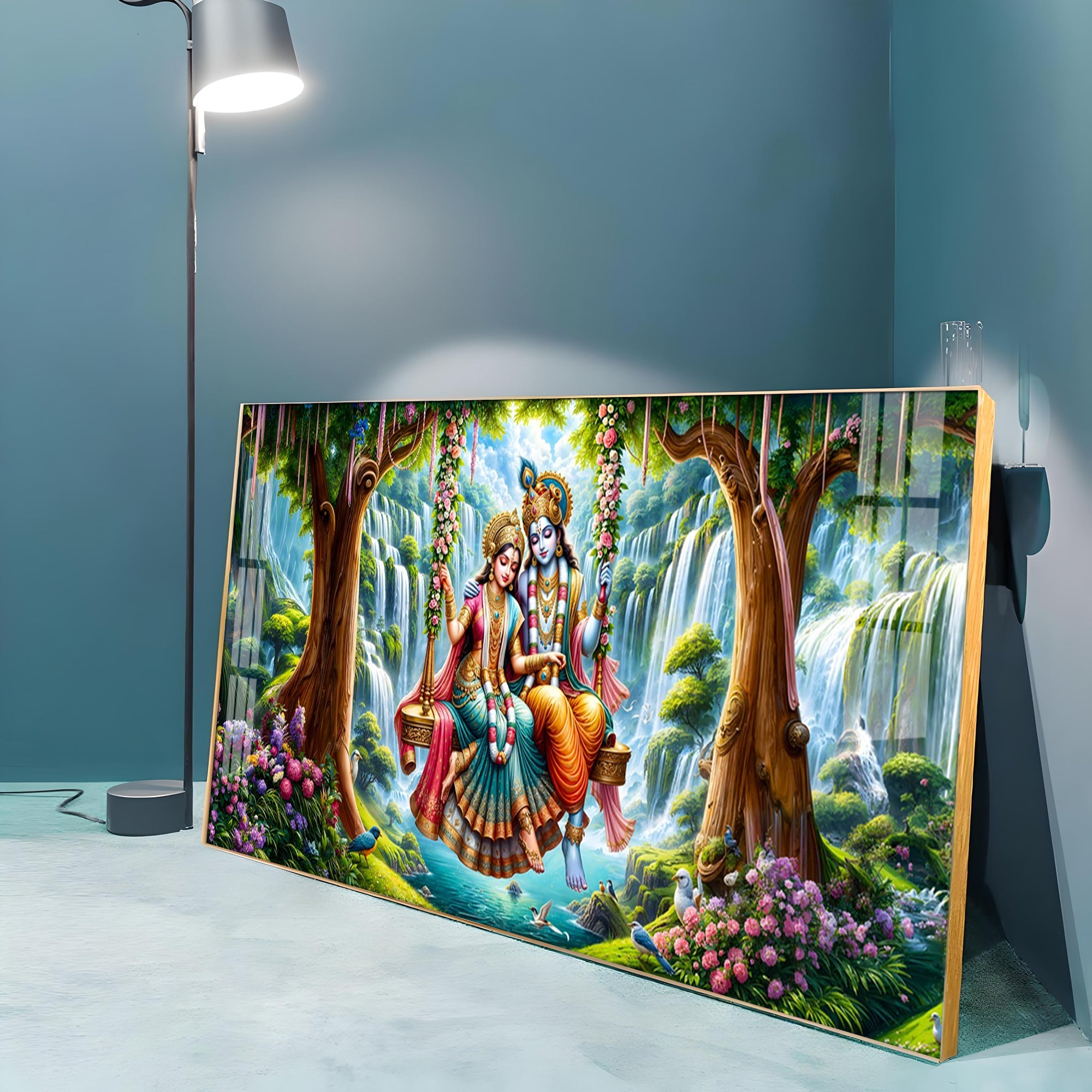 Ethereal Goddess Portraits Premium Acrylic Horizontal Wall Art