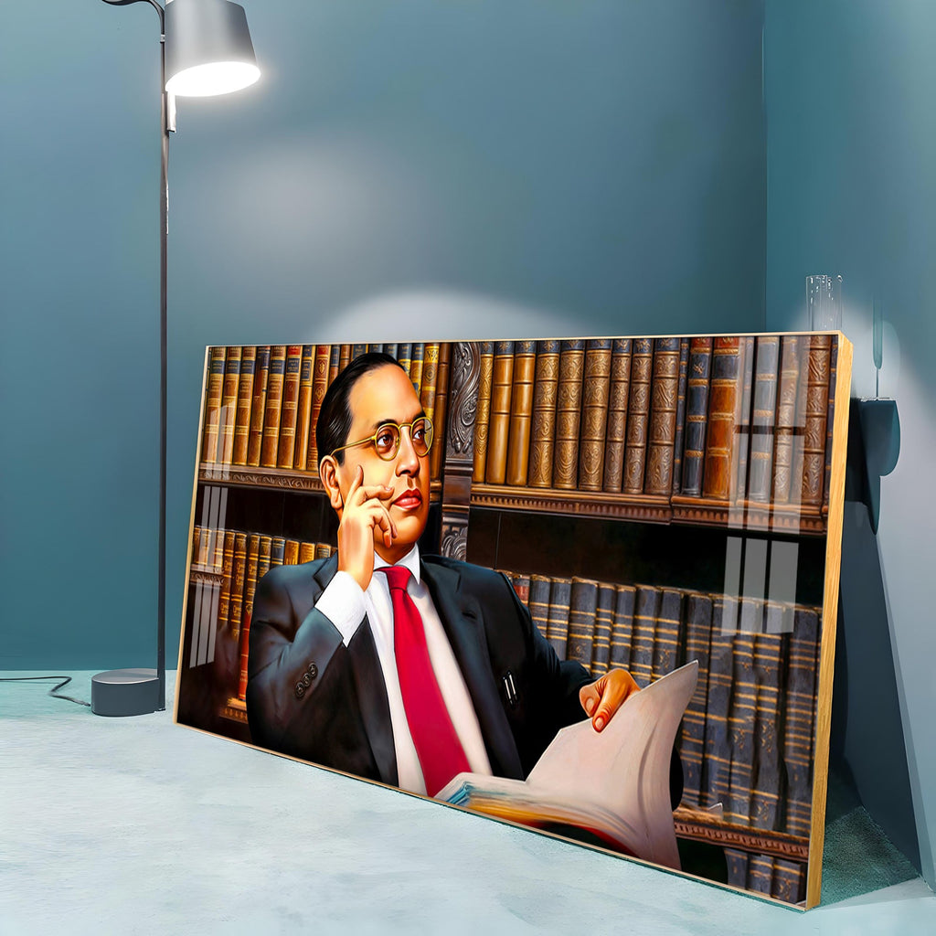 Dr. B.R. Ambedkar Portray Premium Acrylic Horizontal Wall Art