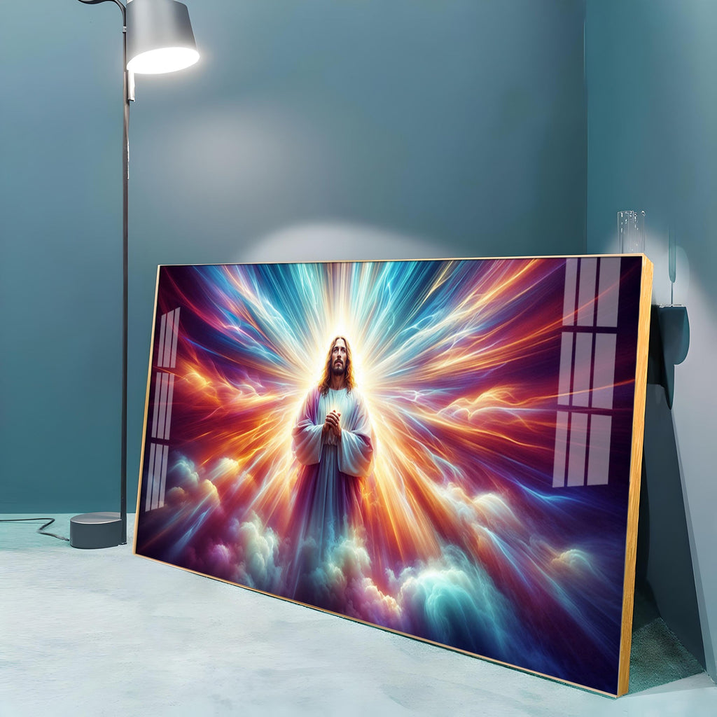 Jesus In Twilight Premium Acrylic Horizontal Wall Art