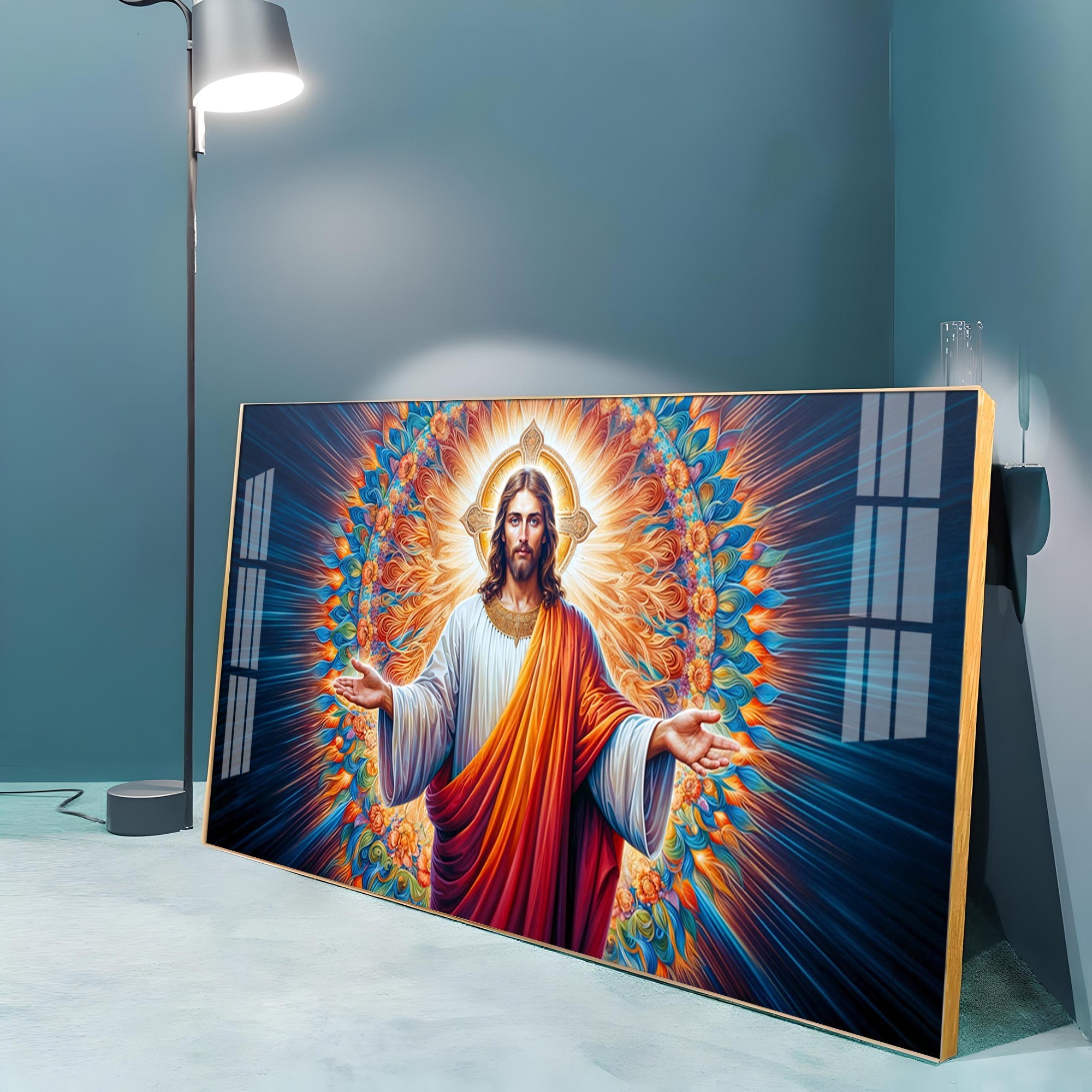Tranquil Faith Of Jesus Premium Acrylic Horizontal Wall Art