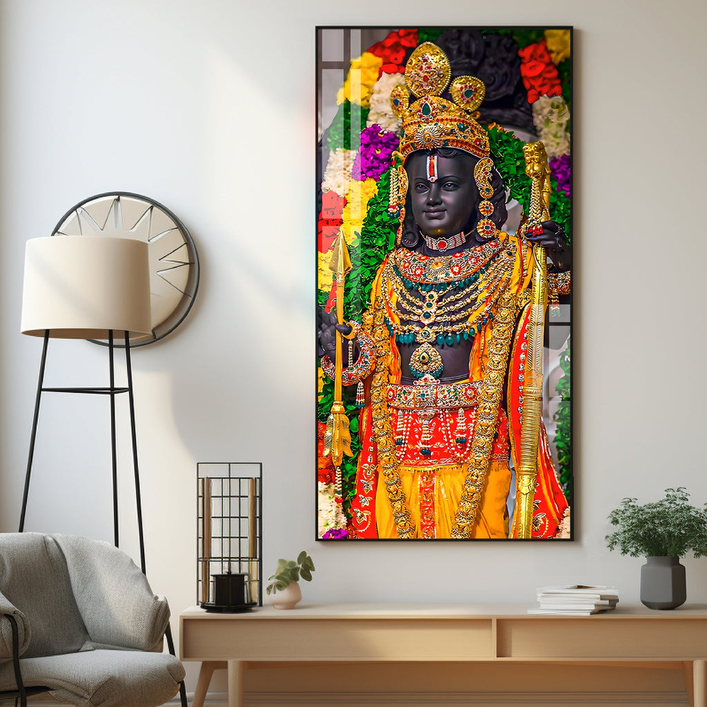 Divine Shree Ram Premium Acrylic Vertical Wall Art