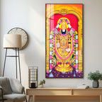Tirupati Balaji Premium Acrylic Vertical Wall Art