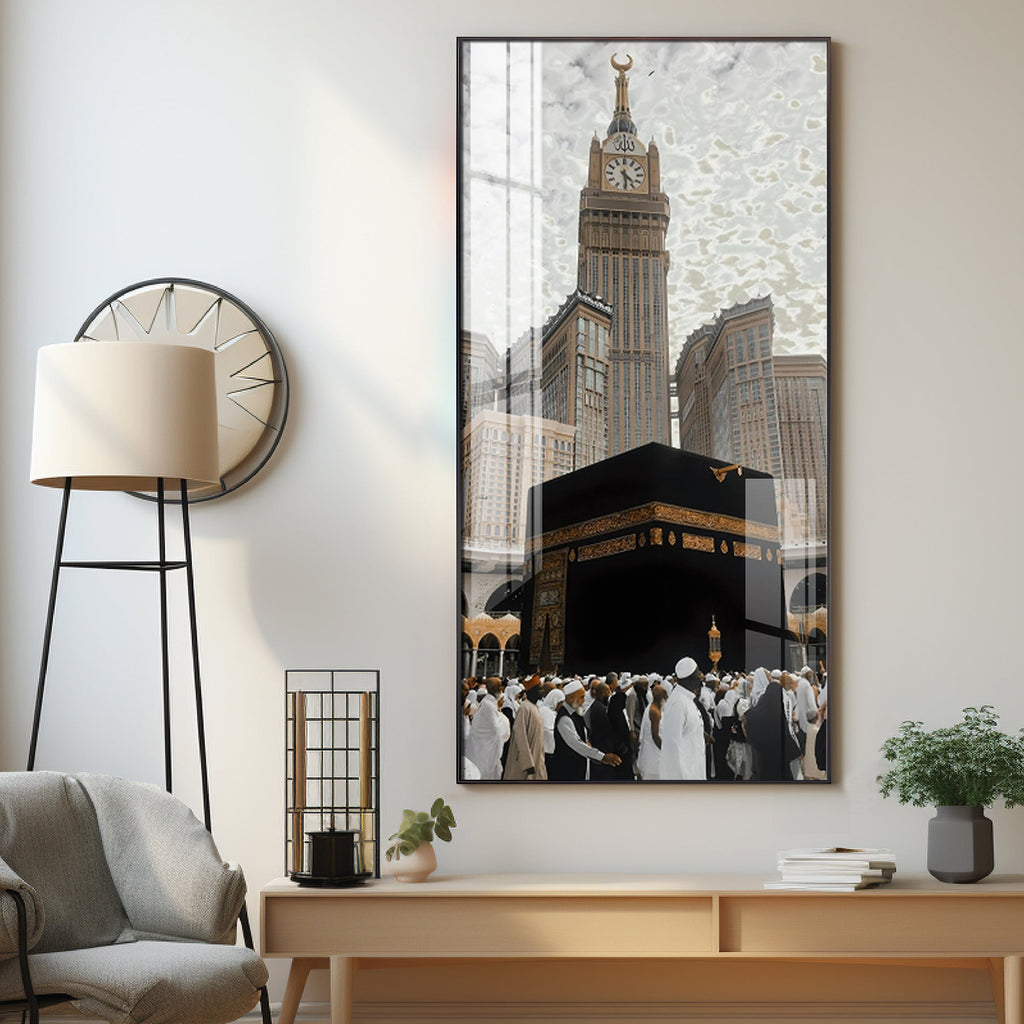 Holy Islamic Place Premium Acrylic Vertical Wall Art