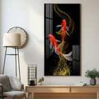Rare Lucky Fish Premium Acrylic Vertical Wall Art