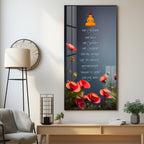 Navakara Mantra Premium Acrylic Vertical Wall Art
