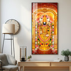 Shree Tirumala Deva Premium Acrylic Vertical Wall Art