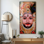 Shyam Baba Premium Acrylic Vertical Wall Art