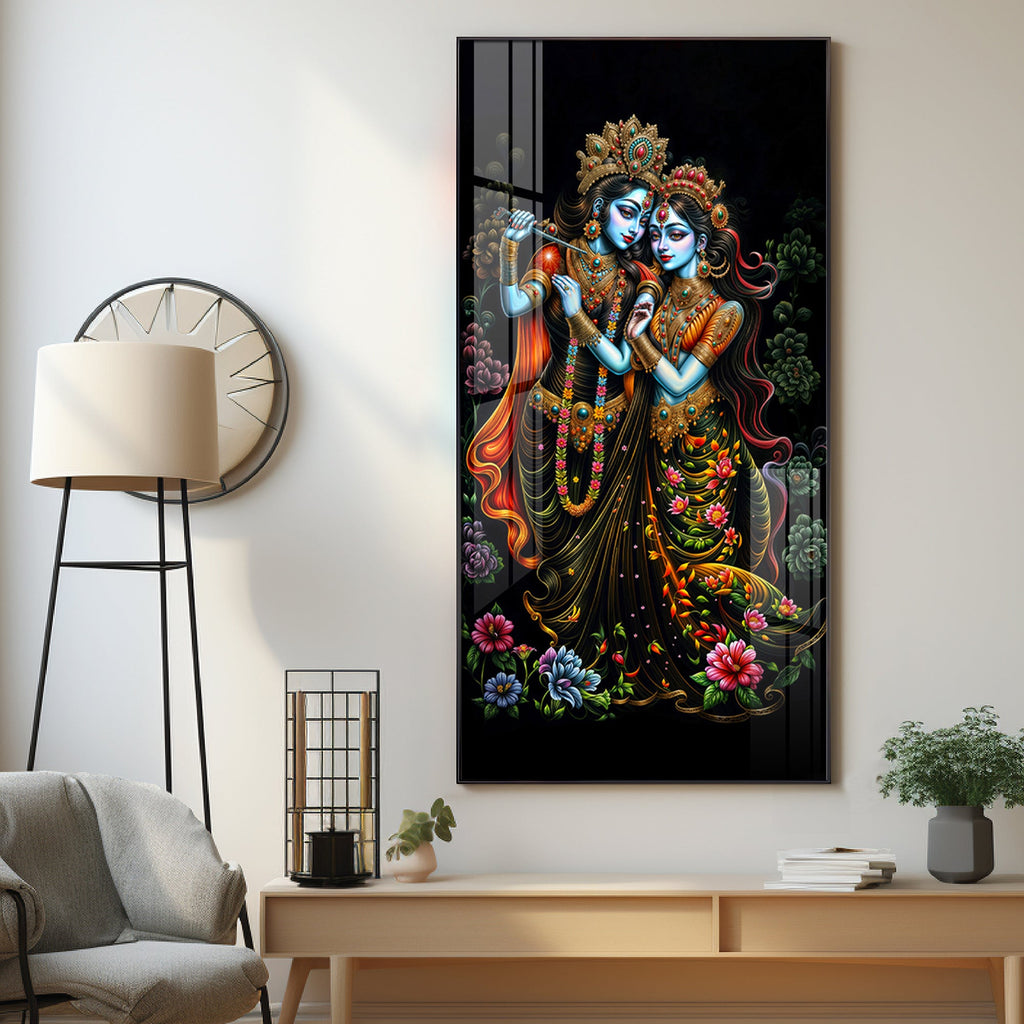 Sacred Couple Premium Acrylic Vertical Wall Art