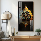 Spiritual OM Premium Acrylic Vertical Wall Art