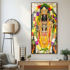 Lord Rama Portray Premium Vertical Wall Art