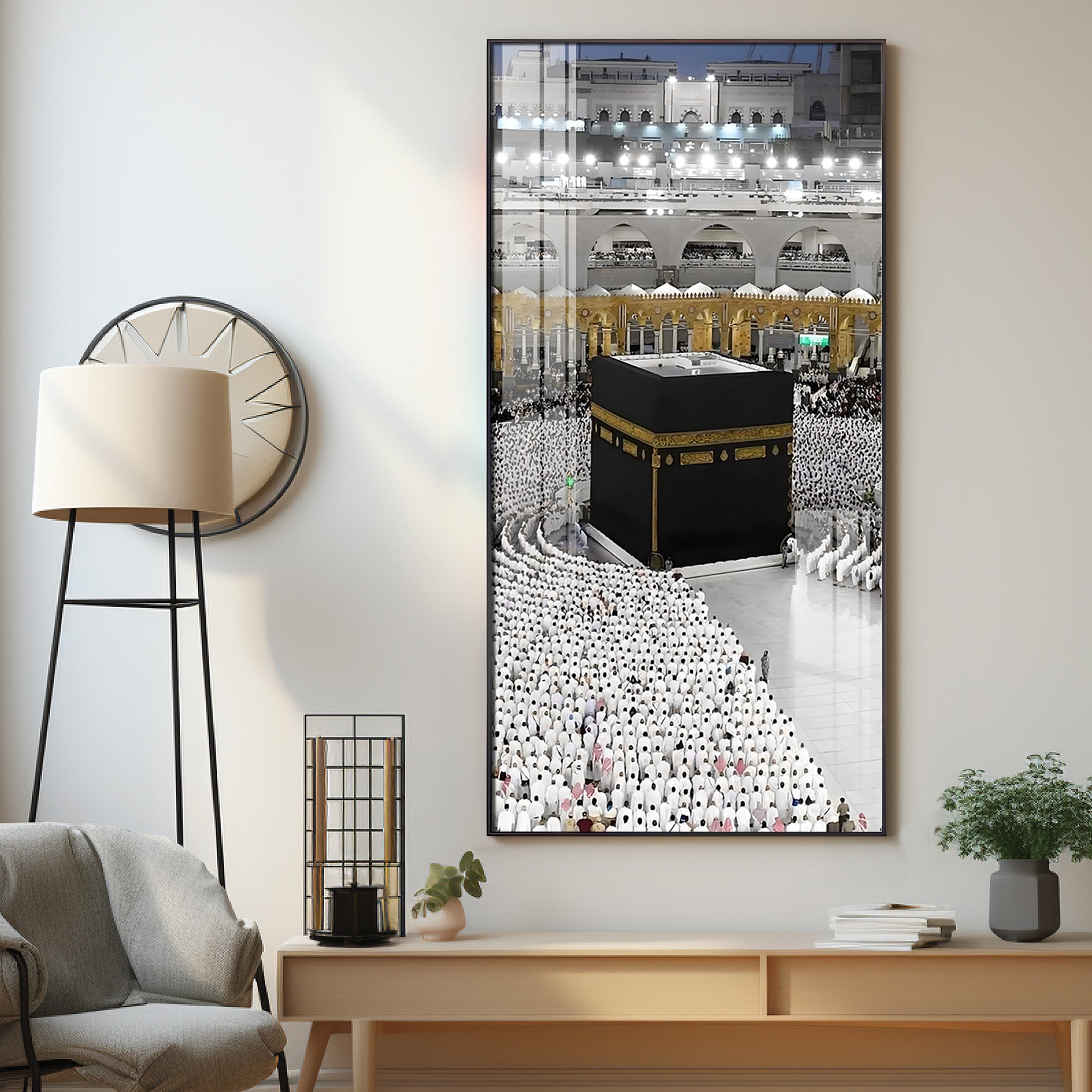Islamic Religious Place Premium Acrylic Vertical Wall Art