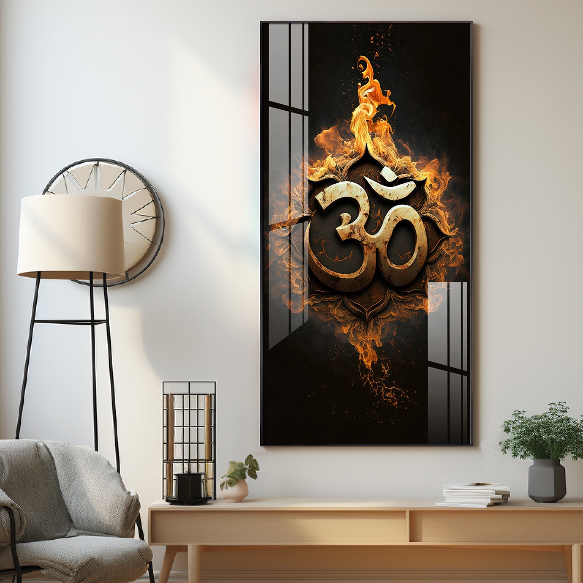 Symbol of Peace Premium Acrylic Vertical Wall Art
