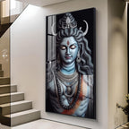 Shiv Shankar Premium Acrylic Vertical Wall Art