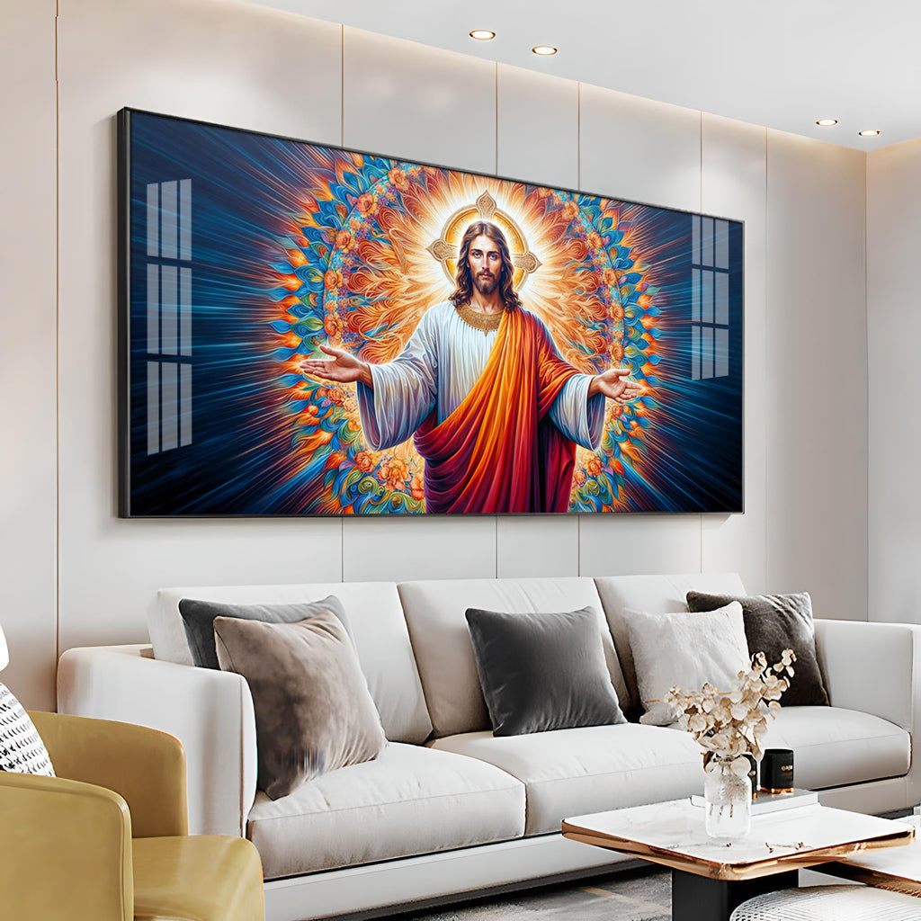 Tranquil Faith Of Jesus Premium Acrylic Horizontal Wall Art