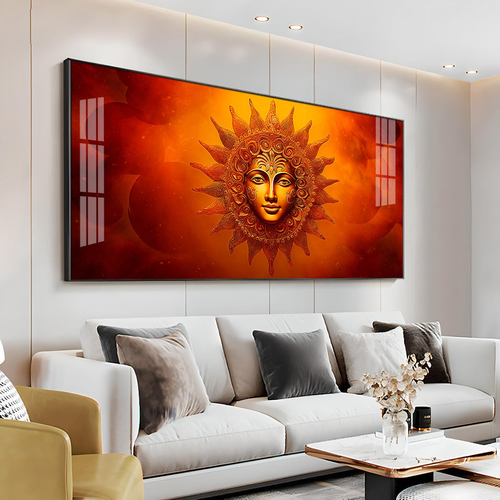 Sunlit Serenity Premium Acrylic Horizontal Wall Art