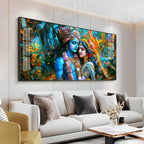 Shree Krishna Harmony Premium Acrylic Horizontal Wall Art