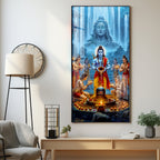 Shiva's Blessing Premium Acrylic Vertical Wall Art