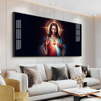 Sacred Presence Of Jesus Premium Acrylic Horizontal Wall Art