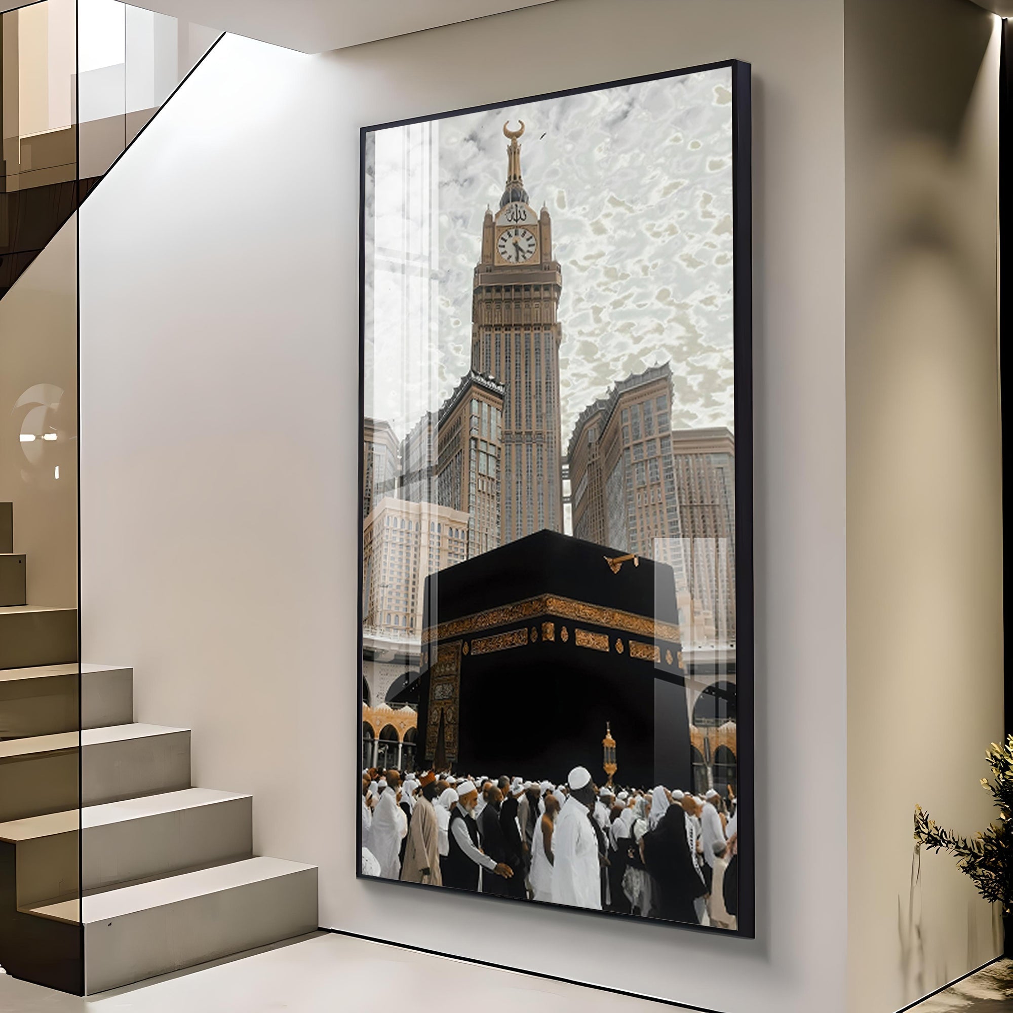 Holy Islamic Place Premium Acrylic Vertical Wall Art