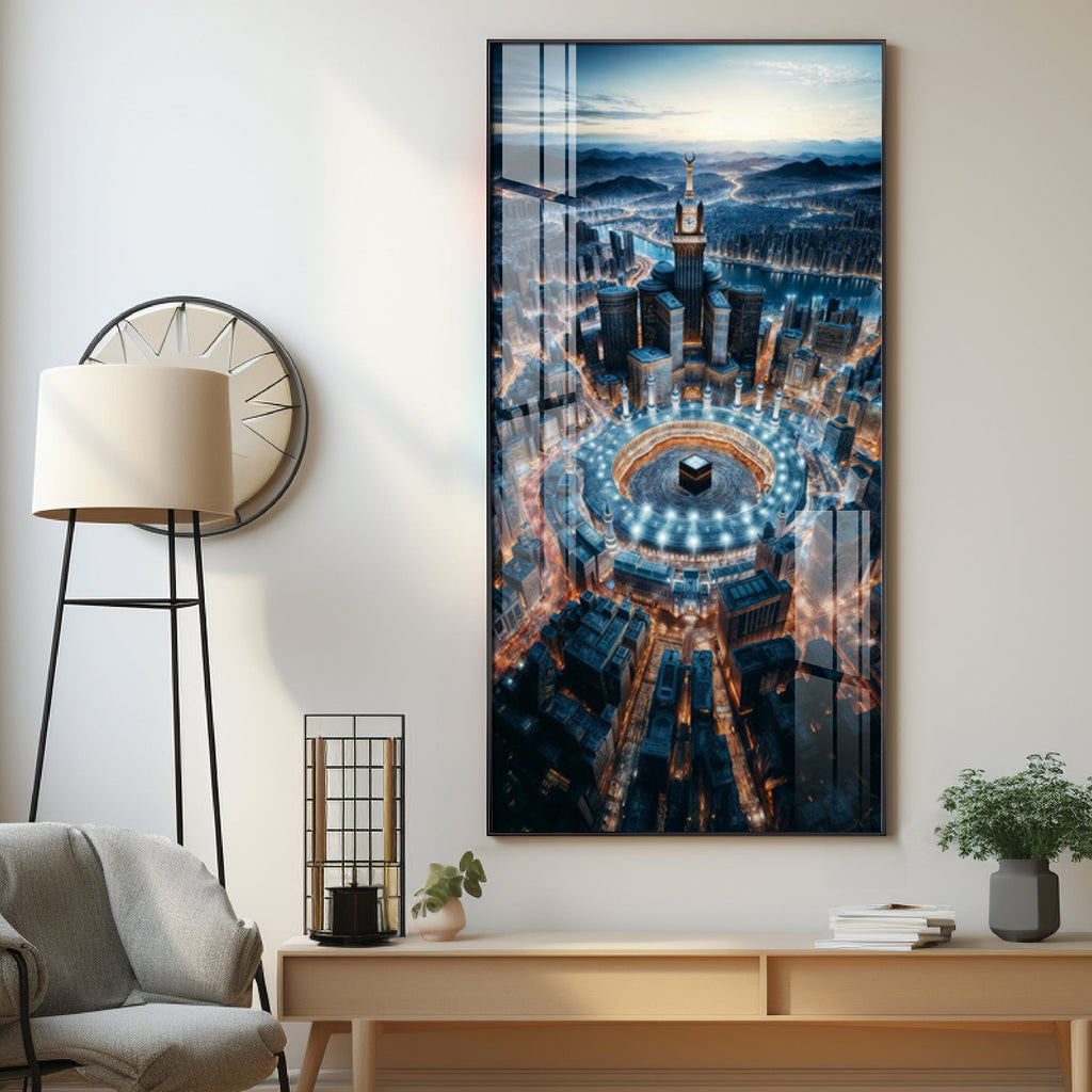 Skyline Canvas Premium Acrylic Vertical Wall Art