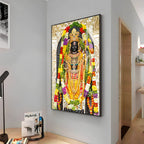Shri Ram Janmbhoomi Portray Premium Vertical Wall Art