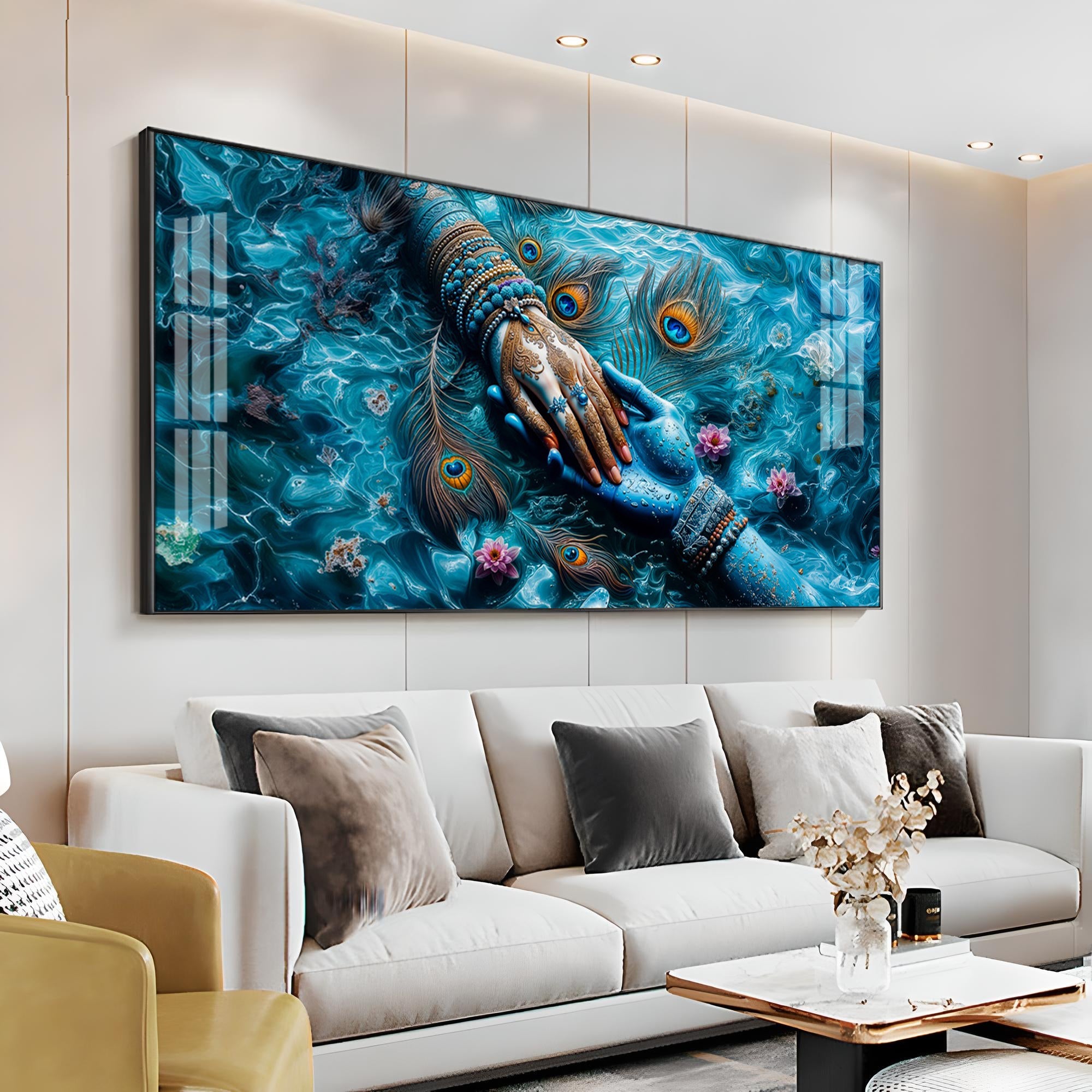 Radiant Hand Touch Premium Acrylic Horizontal Wall Art