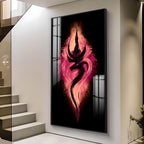 Tranquil Om Premium Acrylic Vertical Wall Art