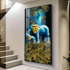Mystical Elephants Premium Acrylic vertical Wall Art