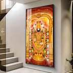 Shree Tirumala Deva Premium Acrylic Vertical Wall Art