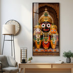 Majestic Lord Jagannath Premium Acrylic Vertical Wall Art