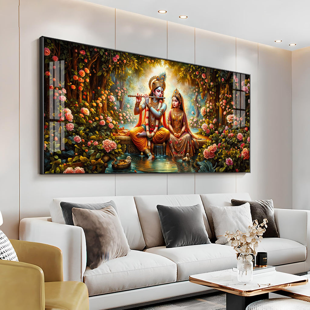 Eternal Love Portrait Premium Acrylic Horizontal Wall Art