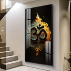 Spiritual OM Premium Acrylic Vertical Wall Art