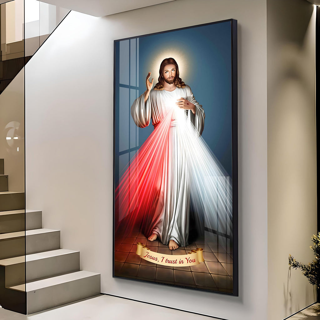 Jesus Christ Premium Acrylic Vertical Wall Art