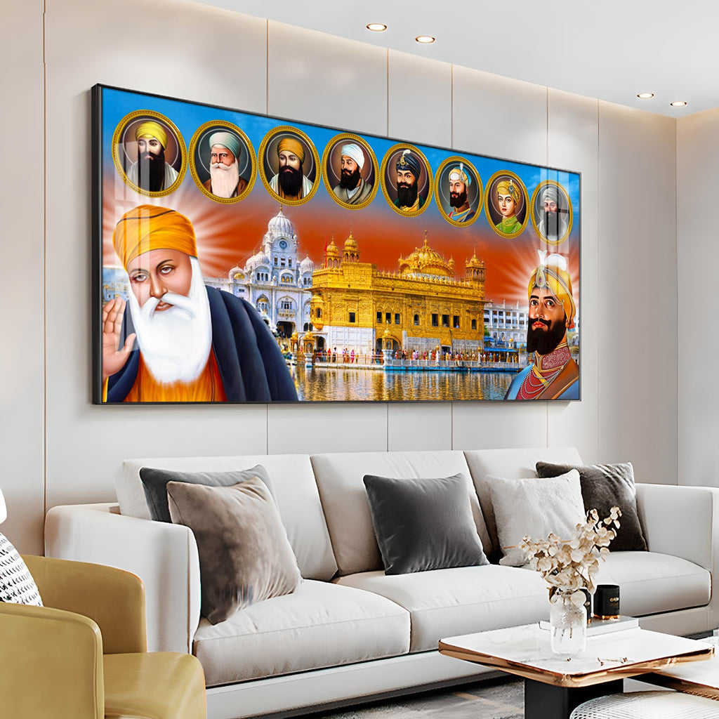 Sri Harmandir Sahib Premium Acrylic Horizontal Wall Art