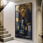 Shiv Saadhna Premium Acrylic Vertical Wall Art