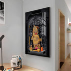 Dev Hanumanji Premium Acrylic Vertical Wall Art